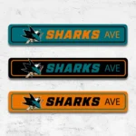 San Jose Sharks Metal Sign Nhl 1