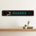 San Jose Sharks Metal Sign Nhl 1
