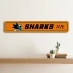 San Jose Sharks Metal Sign Nhl 1