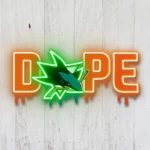 San Jose Sharks Neon Sign Dripping Dope 1