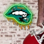 San Jose Sharks Neon Sign Dripping Lips 1
