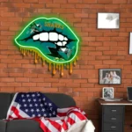 San Jose Sharks Neon Sign Dripping Lips 1