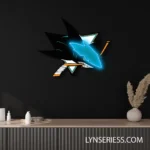 San Jose Sharks Neon Sign Shark Head Crest 1