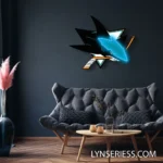 San Jose Sharks Neon Sign Shark Head Crest 1