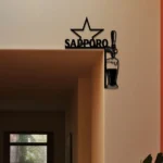 Sapporo Metal Sign Tap Handle 1