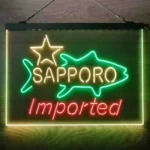 Sapporo Neon Sign Artistic 3 Color 1
