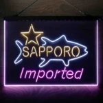 Sapporo Neon Sign Artistic 3 Color 1