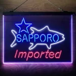 Sapporo Neon Sign Artistic 3 Color 1