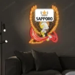 Sapporo Neon Sign Bespoke Logo Custom American Eagle 1