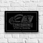 Saskatchewan Roughriders Metal Sign Touchdown 1