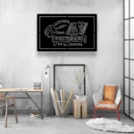 Saskatchewan Roughriders Metal Sign Touchdown 1