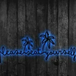 Seat Metal Sign Stylish Please Yourself 1