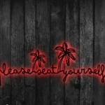 Seat Metal Sign Stylish Please Yourself 1