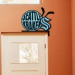 Seattle Kraken Metal Sign Logo 1