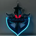 Seattle Kraken Neon Sign Kraken Sea Icon 1