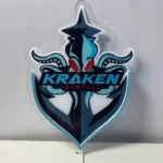 Seattle Kraken Neon Sign Kraken Sea Icon 1