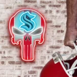 Seattle Kraken Neon Sign The Punisher 1
