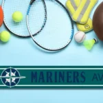 Seattle Mariners Metal Sign Artistic Mlb 1