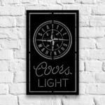 Seattle Mariners Metal Sign Coors Light 1