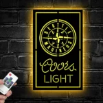 Seattle Mariners Metal Sign Coors Light 1
