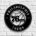 Seattle Mariners Metal Sign Philly 76ers Ball 1