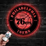 Seattle Mariners Metal Sign Philly 76ers Ball 1