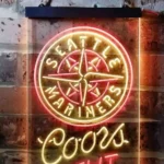 Seattle Mariners Neon Sign Coors Light 1
