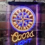 Seattle Mariners Neon Sign Coors Light 1
