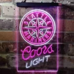 Seattle Mariners Neon Sign Coors Light 1