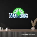 Seattle Mariners Neon Sign Mariners Sea Logo 1