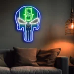 Seattle Mariners Neon Sign The Punisher 1