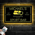 Seattle Seahawks Metal Sign Bespoke Seahawks Logo 1