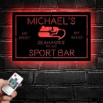 Seattle Seahawks Metal Sign Bespoke Seahawks Logo 1