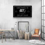 Seattle Seahawks Metal Sign Bespoke Seahawks Logo 1