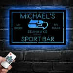 Seattle Seahawks Metal Sign Bespoke Seahawks Logo 1