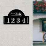 Seattle Seahawks Metal Sign Nfl Metal House Number Sign 1
