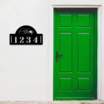 Seattle Seahawks Metal Sign Nfl Metal House Number Sign 1