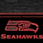 Seattle Seahawks Metal Sign Sea Hawk Logo 1
