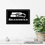 Seattle Seahawks Metal Sign Sea Hawk Logo 1