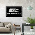 Seattle Seahawks Metal Sign Sea Hawk Logo 1