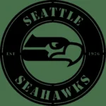 Seattle Seahawks Metal Sign Seahawk Head 1