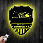 Seattle Seahawks Metal Sign Shield Shape 1