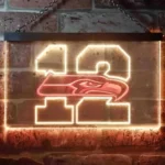 Seattle Seahawks Neon Sign 12th Man Cave 1