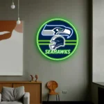 Seattle Seahawks Neon Sign Artistic Nfl Helmet Acrylic 1