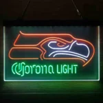 Seattle Seahawks Neon Sign Corona Light 3 Color 1