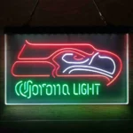 Seattle Seahawks Neon Sign Corona Light 3 Color 1