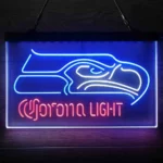Seattle Seahawks Neon Sign Corona Light 3 Color 1