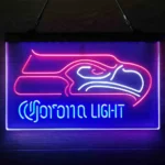 Seattle Seahawks Neon Sign Corona Light 3 Color 1