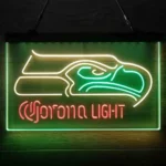 Seattle Seahawks Neon Sign Corona Light 3 Color 1