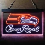 Seattle Seahawks Neon Sign Crown Royal Est 1976 1